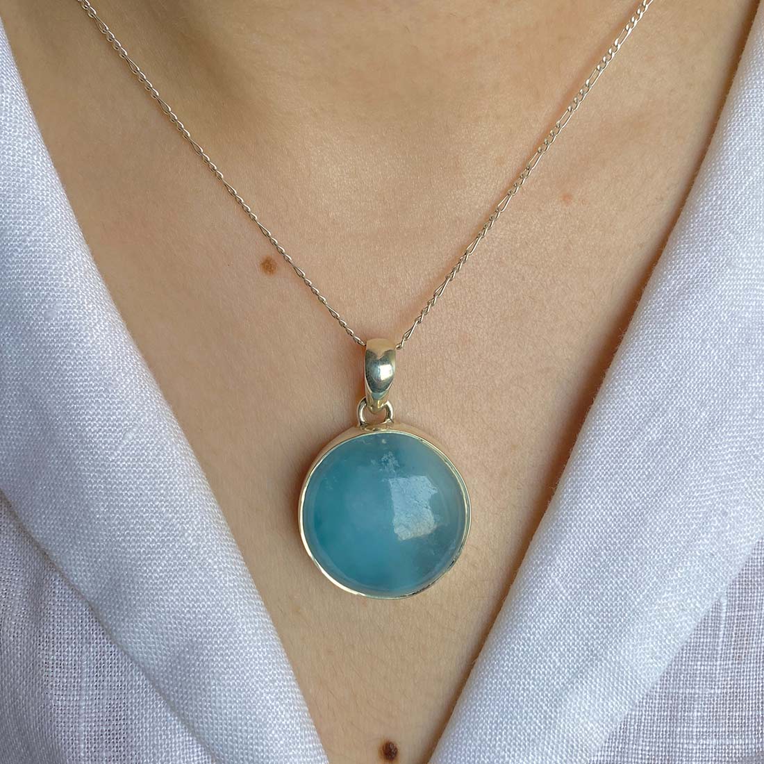Aquamarine Pendant-(AQM-P-1)